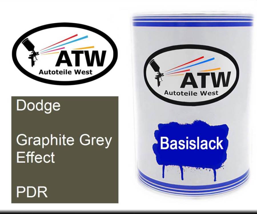 Dodge, Graphite Grey Effect, PDR: 500ml Lackdose, von ATW Autoteile West.